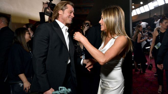 Brad Pitt And Jennifer Aniston Celebrate Together At SAG Awards