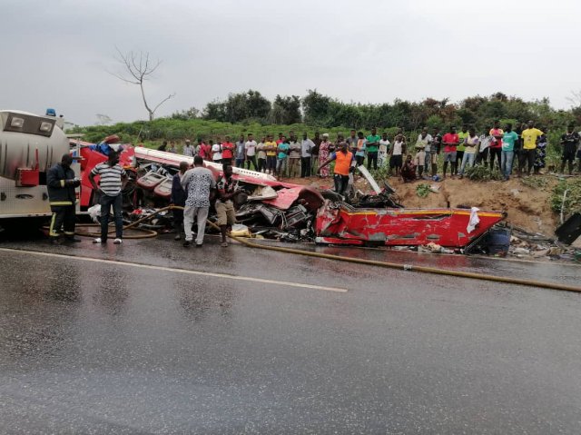 Photos: 34 Kill In Cape Coast-Takoradi Highway Accident