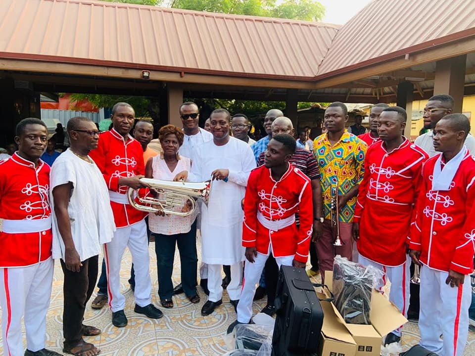 Photos: Afenyo-Markin Donates Musical Instruments To Effutu Masquerade Groups