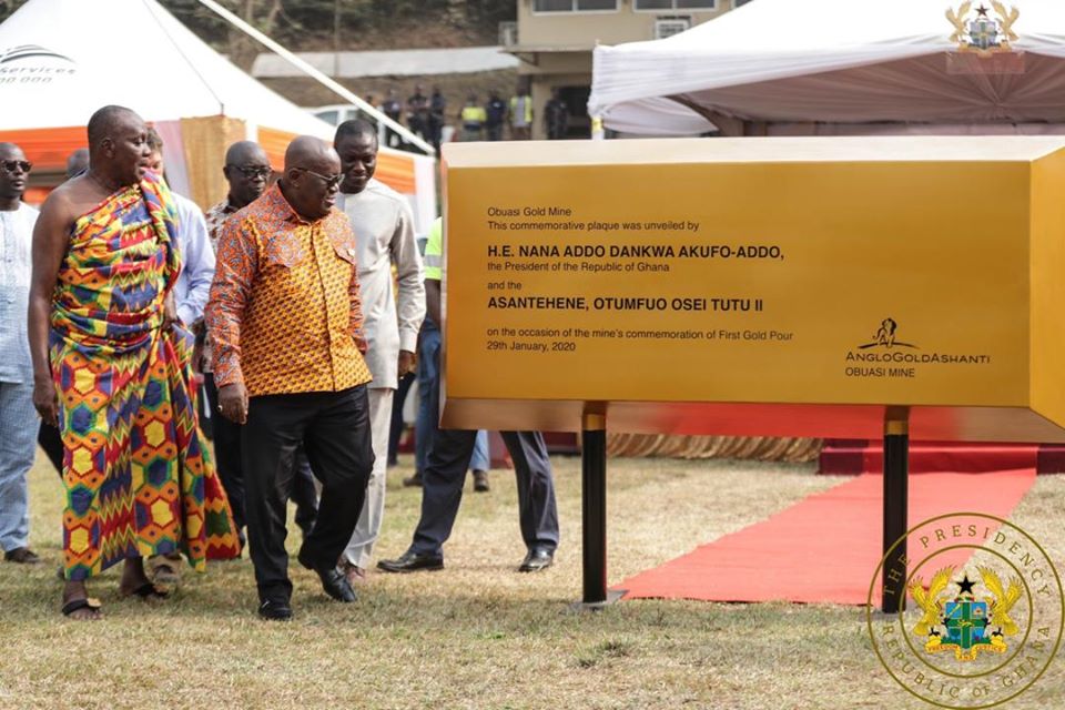 “Obuasi Mine Returned To Productivity, Profitability after First Gold Pour since 2014” – Akufo-Addo