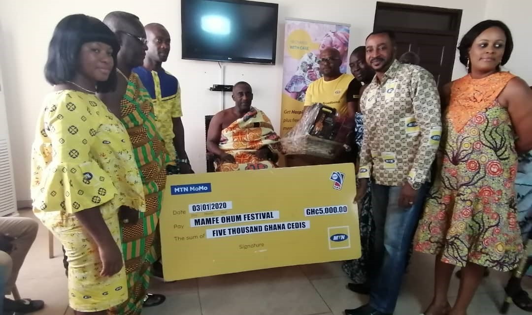 MTN Donates To Support Manfe Akuapem Ohum Festival Celebration