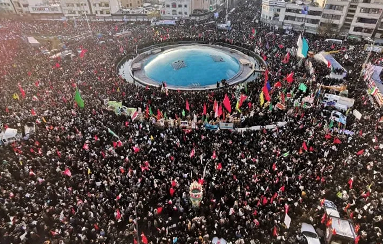 Soleimani: Huge Crowds Pack Tehran For Commander's Funeral