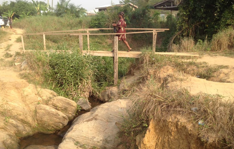 Koforidua: Wooden Bridge At Dabi Asem, A Threat To Residents