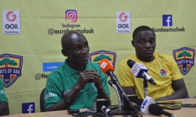 Hearts Coach Edward Nii Odoom Satisfied With Draw Against WAFA