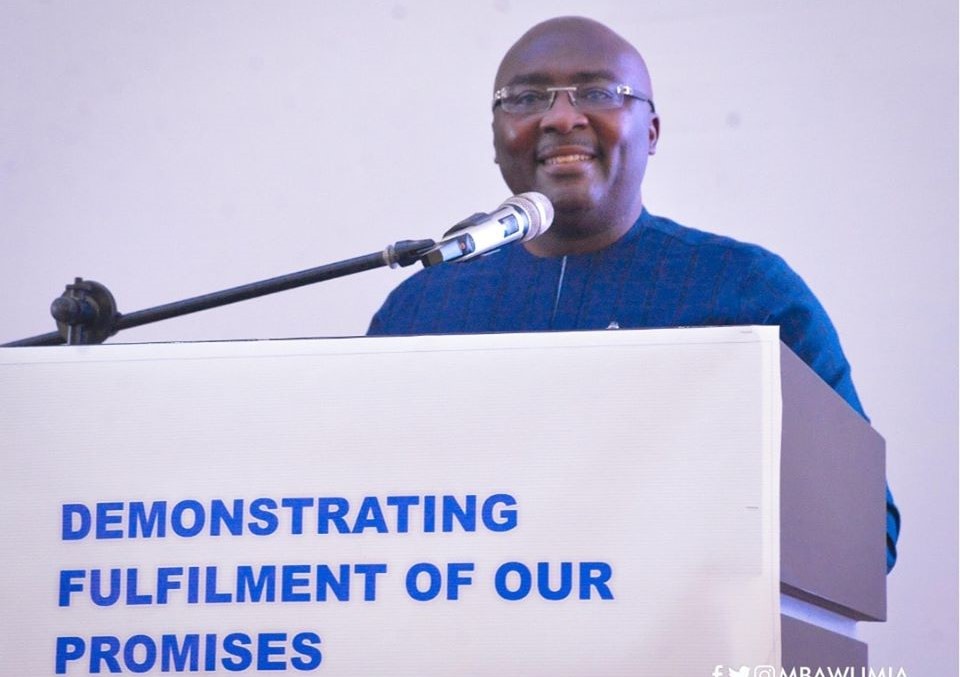 We've steadied the Economic Ship, Ghana Is on Course - Bawumia