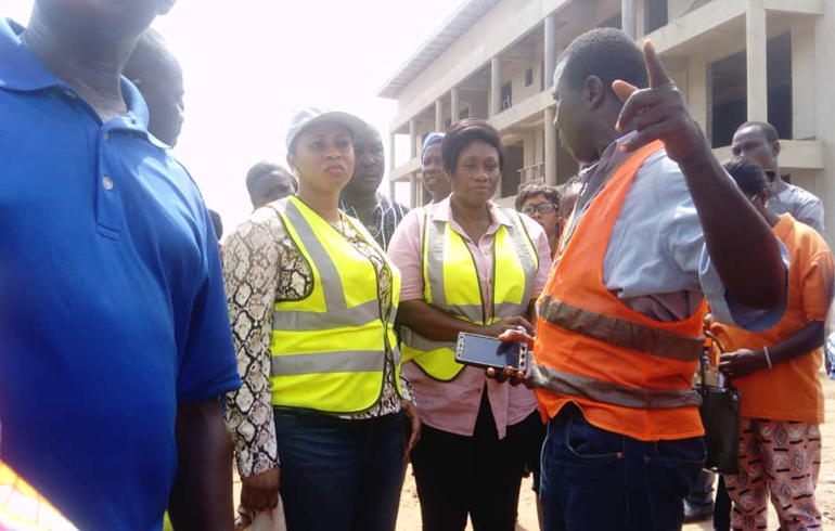 Photos: Hon. Adjoa Sarfo Inspects On-Going Projects In Her Constituency