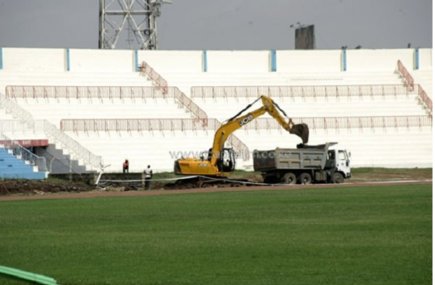 Work on Nhyinahin Sports Centre 96% completed