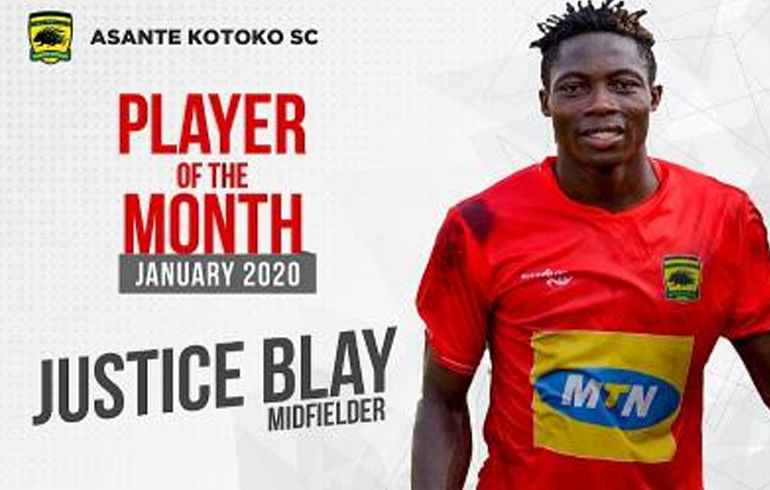 Justice Blay Wins Kotoko Player Of The Month