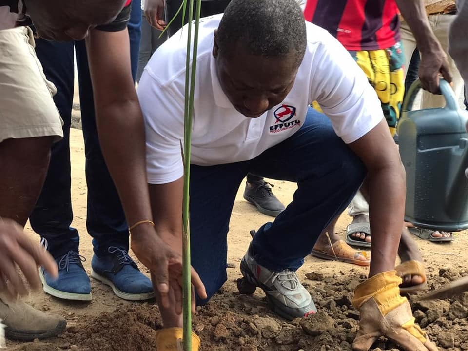 Afenyo-Markin Lead Constituents to Plant Trees as Part of Effutu Dream Project
