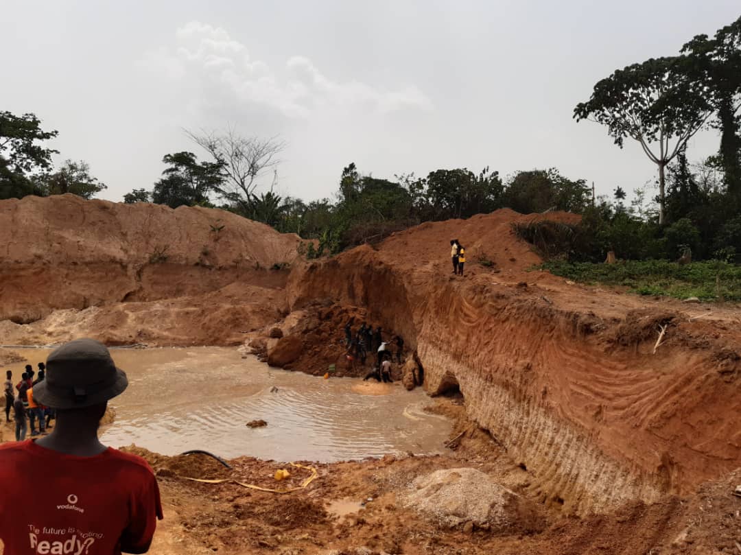 Akyem Ekorso: Illegal Miner Trapped Dead In A Mining Pit