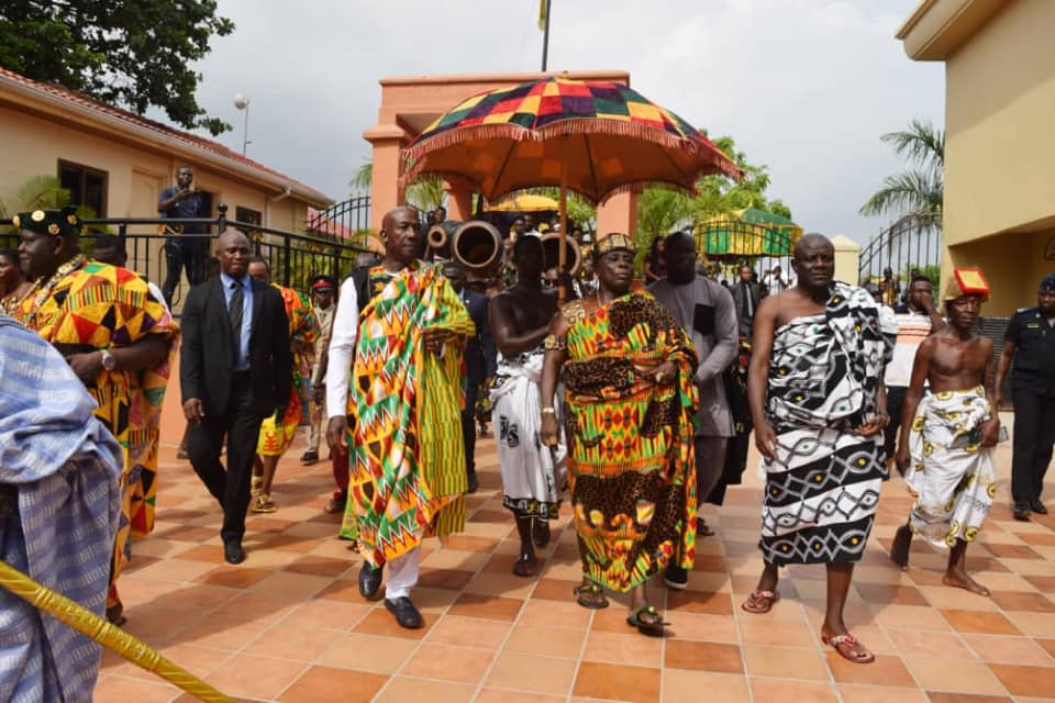 Ghanaians Are Grateful To Akufo-Addo For Free SHS - Okyenhene