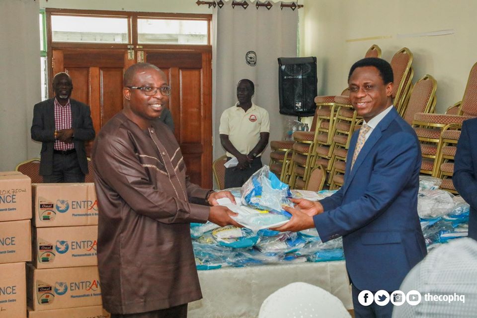 Covid-19: CoP Donates PPEs worth GH₵45k to Ministry Of Health