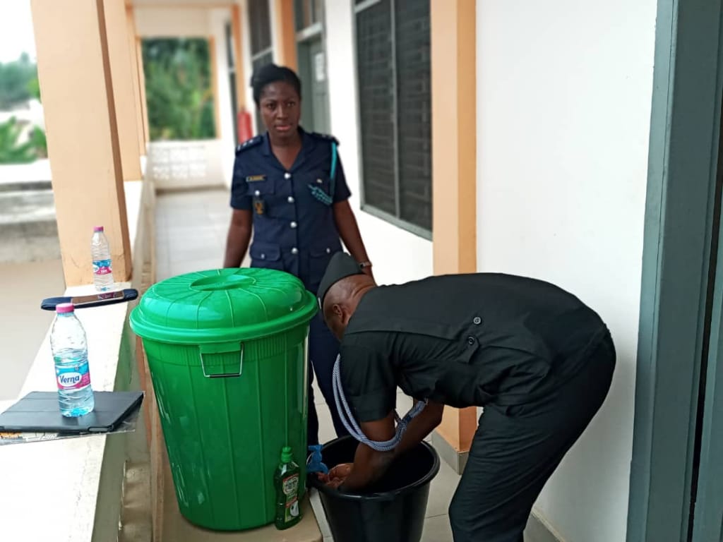 Coronavirus: NJN Assembly Provide Veronica Buckets for Public Use