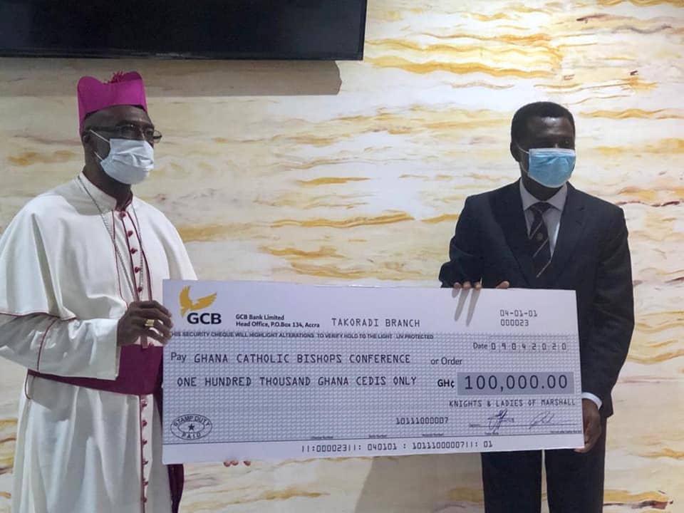 Catholic Secretariat Receive GH¢100k to Purchase PPEs for Its Health Facilities