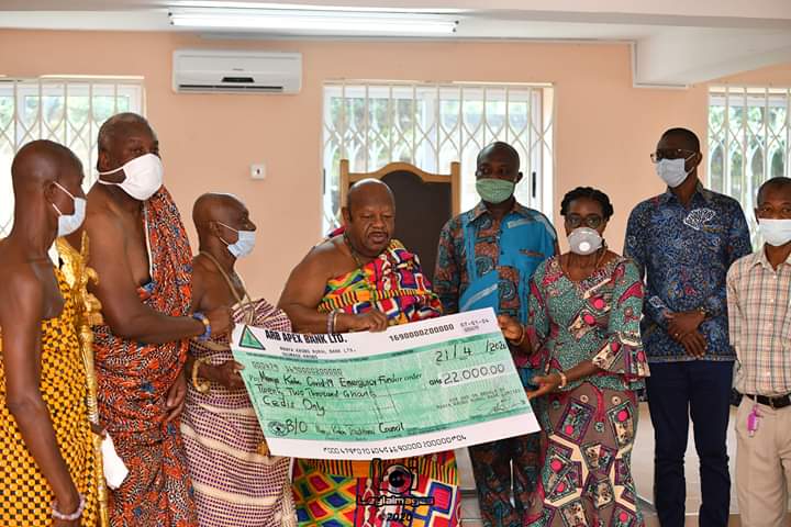 Konor of Manya Krobo Establishes COVID-19 Fund with GH₵50k Seed Capital