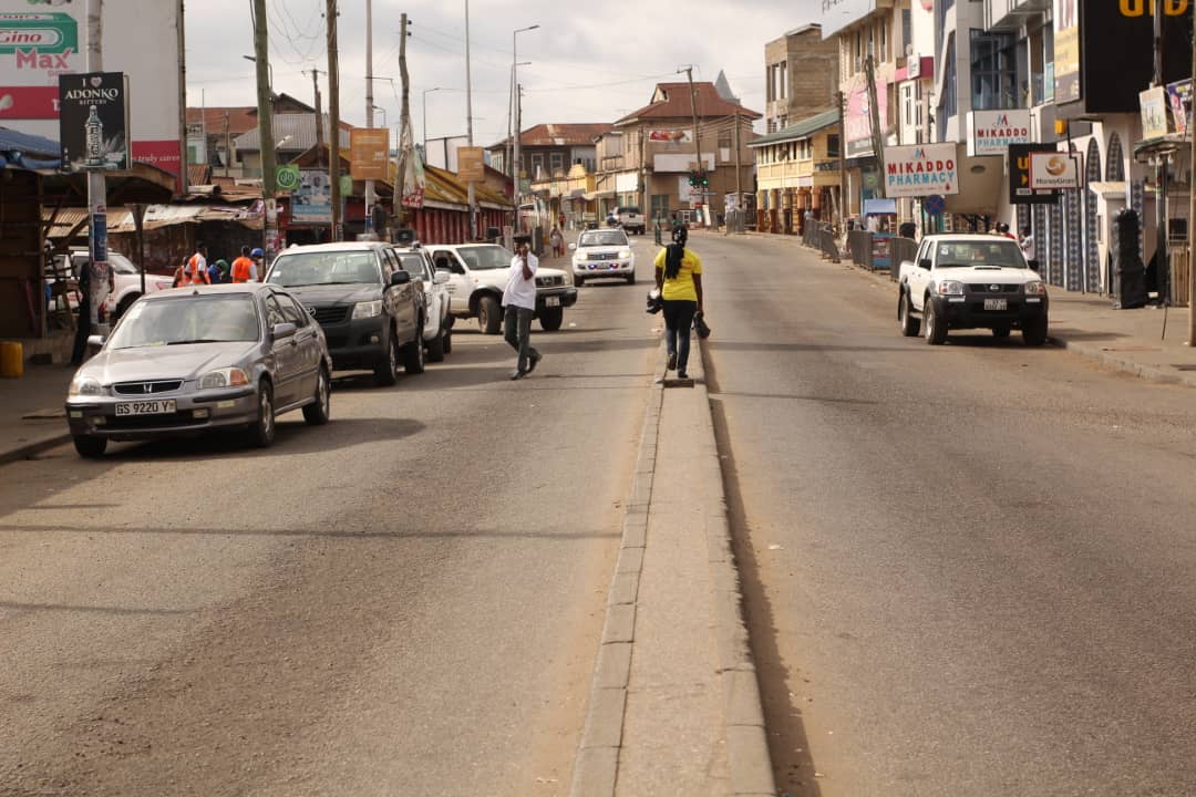 Photos: Koforidua Went Under Lockdown for the Disinfestation of Markets