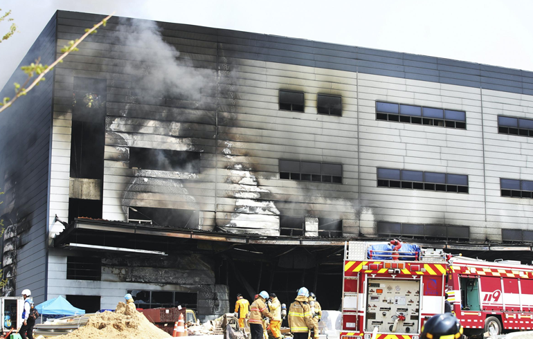 South Korea Fire: Dozens Killed In Warehouse Blaze In Icheon