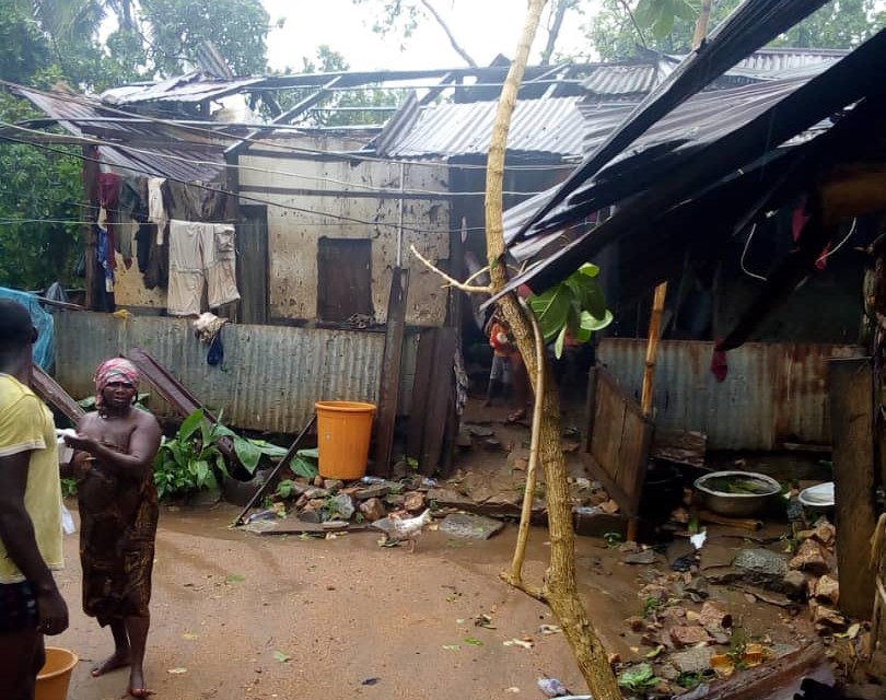 E/R: 90 Residents of Asuoyaa-Oponase-Koliko Displaced By Violent Rainstorm