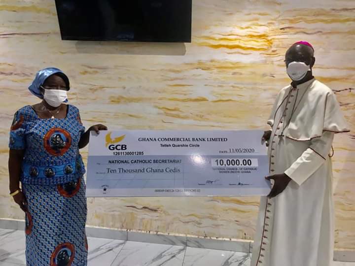 Catholic Women Donate GH¢12,000 to COVID Fund