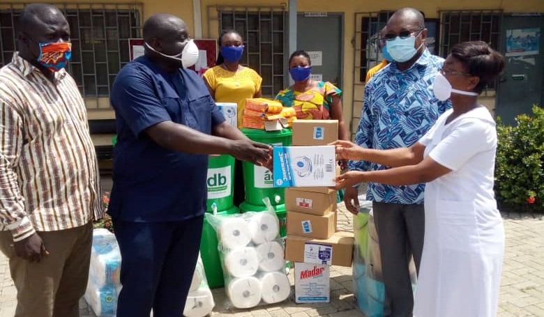 Covid-19: Dr. Assibey-Yeboah Donates To five institutions in Koforidua