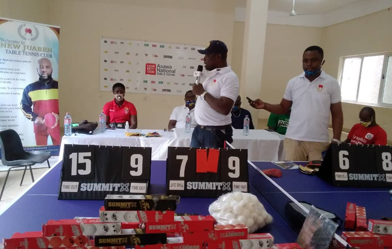 Koforidua: New Juaben Table Tennis Club Organize Successful Stay Home Tennis Challenge Amid Covid-19