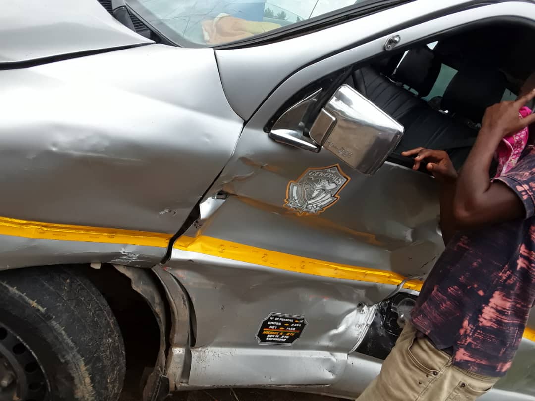 Two Injured, Many Vehicles Damaged In Multiple Accidents at Teacher Mante