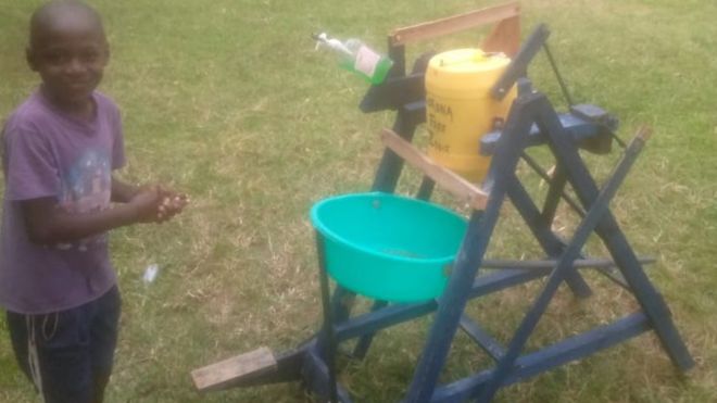 Coronavirus: Kenyan Boy Who Made Hand-Washing Machine Awarded