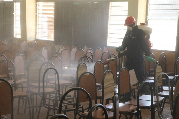 GHS closes down Okere District Education Office at Aperede over Coronavirus