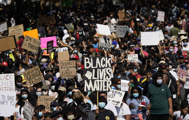 George Floyd Death: More Large Protests In US But Violence Falls