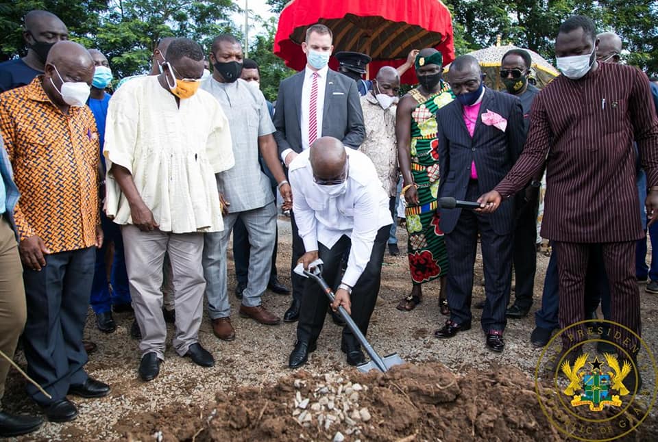 Akufo-Addo Cuts Sod For €70 Million E/R Hospital