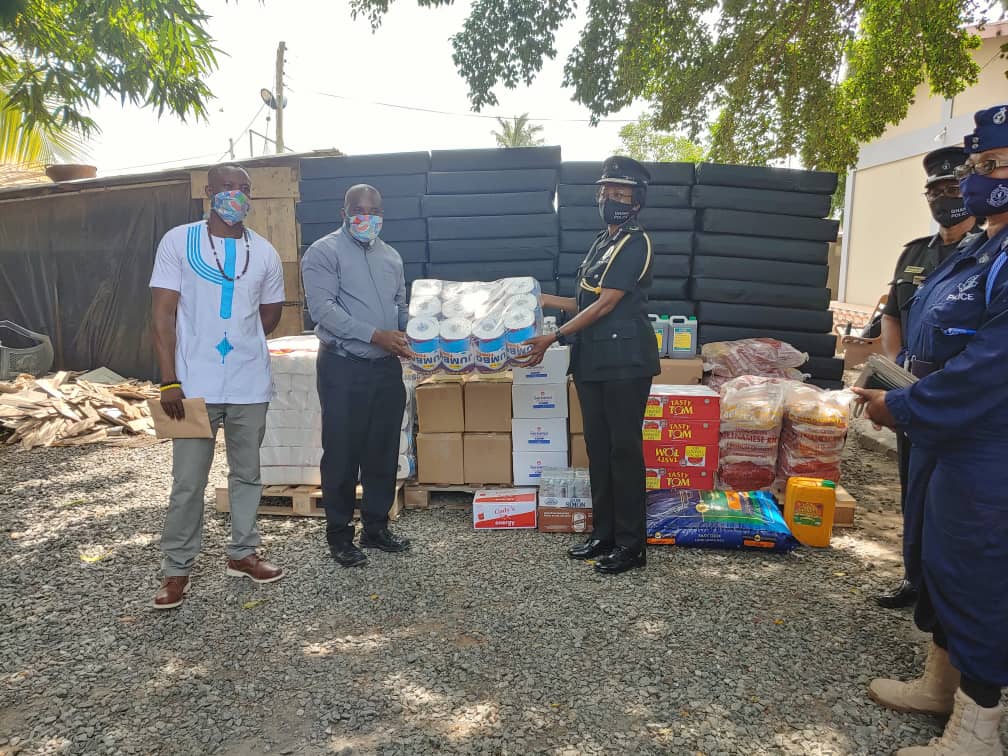 Police Ladies Donate To Rehab Center in Tema