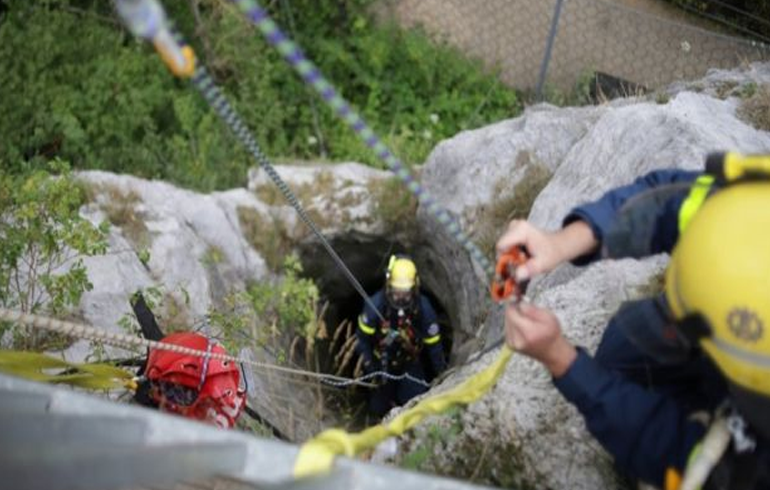 Firefighter Abseils Down Well To Save Trapped Owl