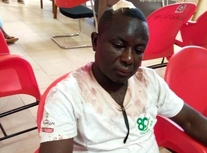 Mechanic Chased and Brutalized By Police in Akyem Kukurantumi
