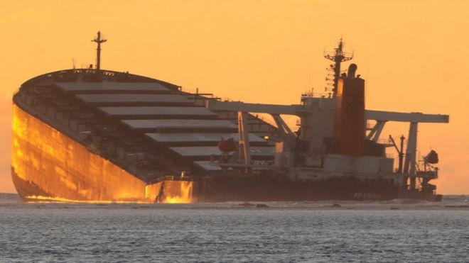 Mauritius Oil Spill: Rush To Pump Out Oil Before Ship Breaks