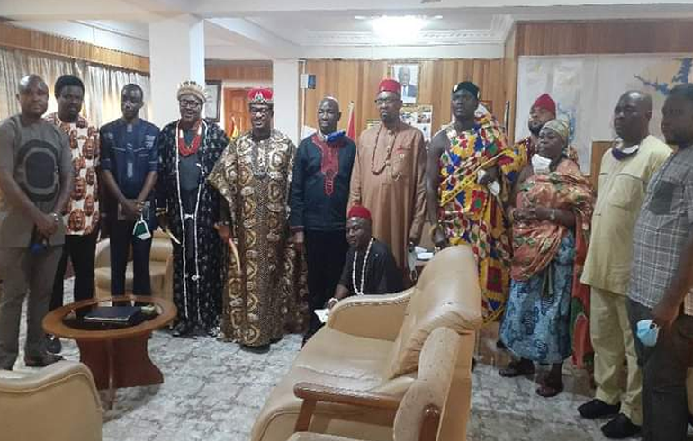 GUTA -Nigeria Impasse: IGBO King In Ghana Begs E/R Minister