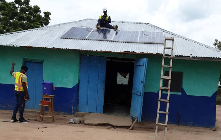 Justice Emile Short Installs Solar Panels, Donates Refrigerator To CHPS In Afram Plains