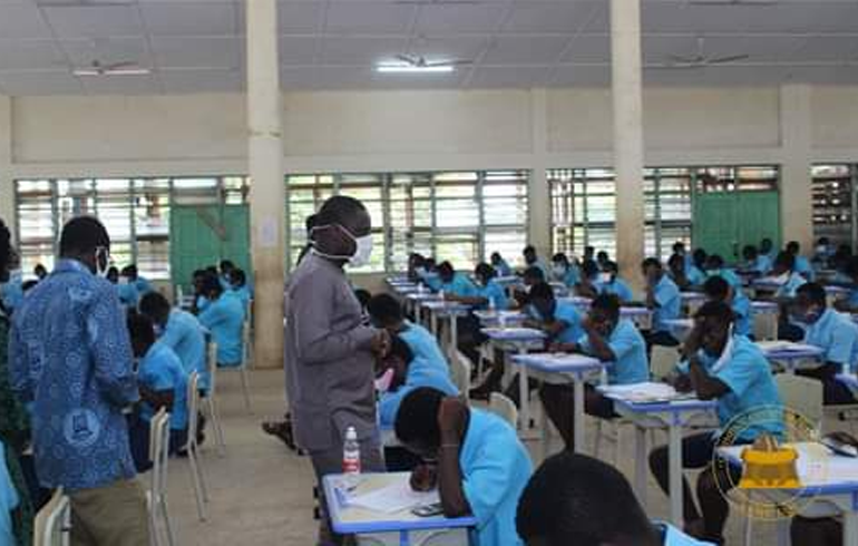 Kwahu East DCE Tours WASSCE Centres; Wishes Candidates Best Of Luck