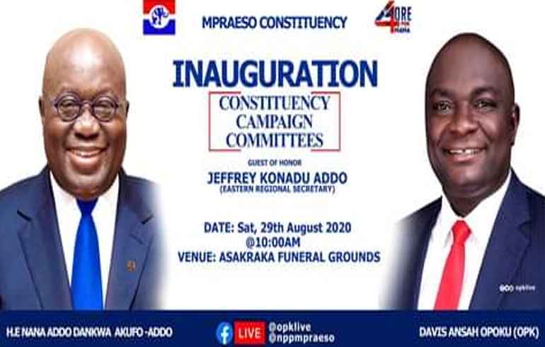 NPP To Inaugurate Campaign Team In Mpraeso Constituency