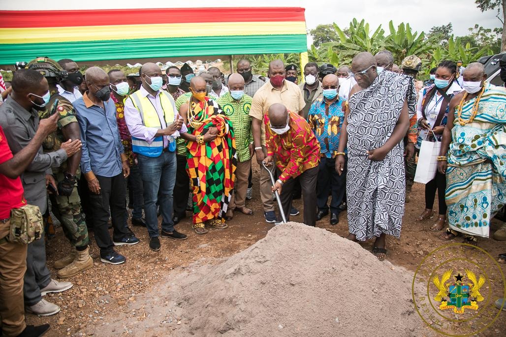 Akufo-Addo Cuts Sod for Phase III of Five Districts Water Supply Project in Volta Region