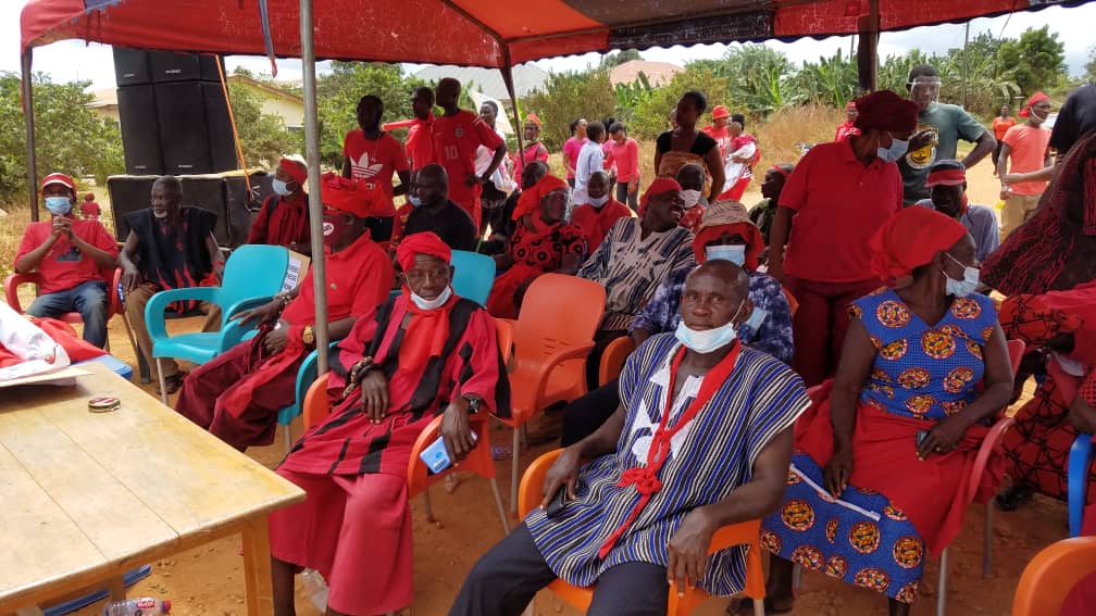 Over 10 farming Communities demonstrate over armed welding Landguards in Ayensuano