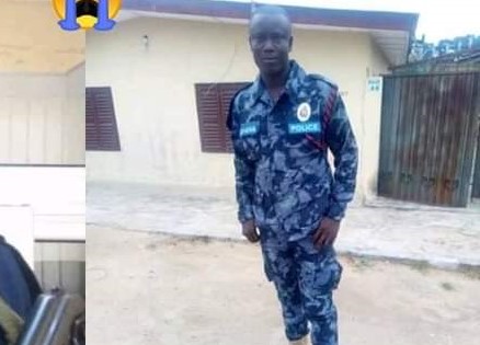 Akyem Oda: Police Officer Dies after Crushing Motorbike into Faulty Tipper Truck