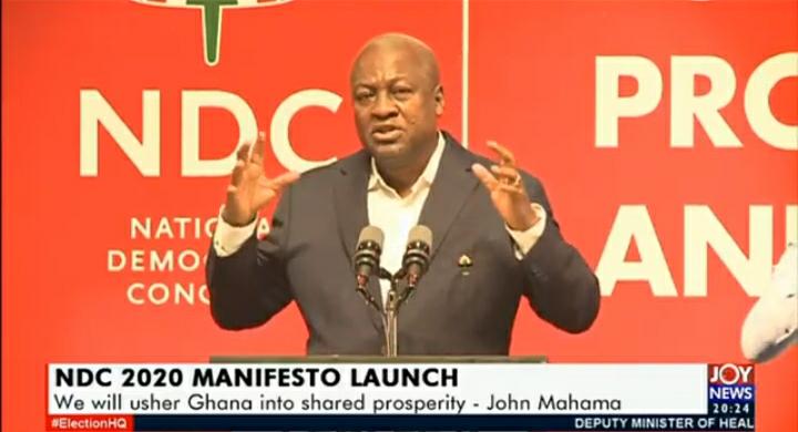 NDC 2020 Manifesto Launch: Message from Flagbearer