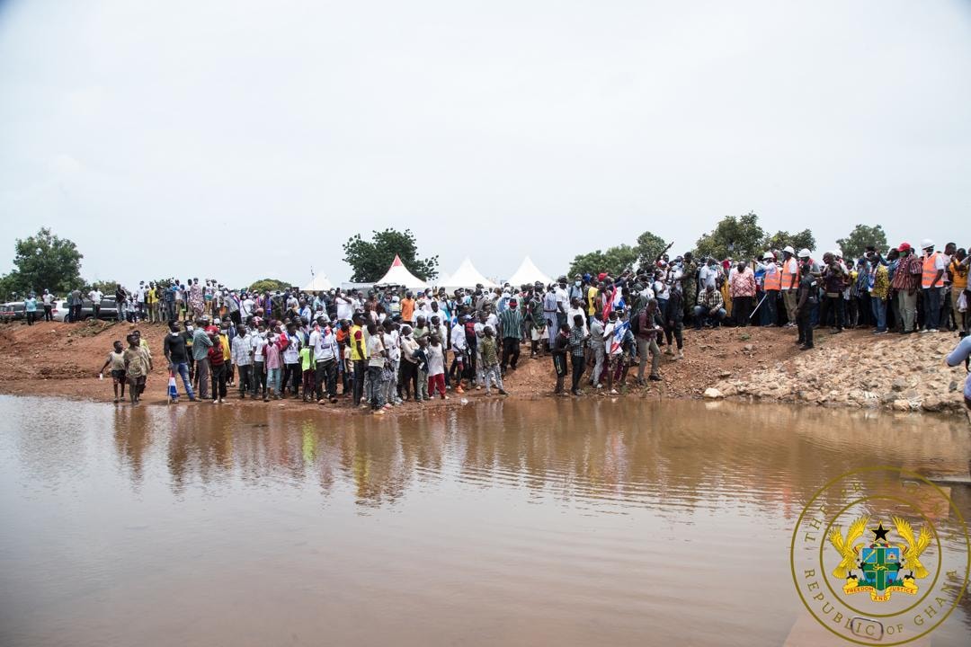 Akufo-Addo Inspects Completed Namoligo 1-Village-1-Dam Project