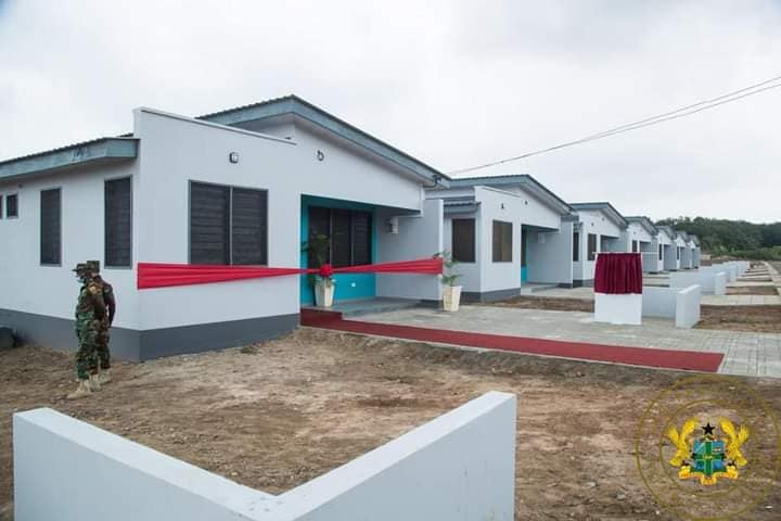 Akufo-Addo Commissions 204 Housing Units, Constructed In 9 Months