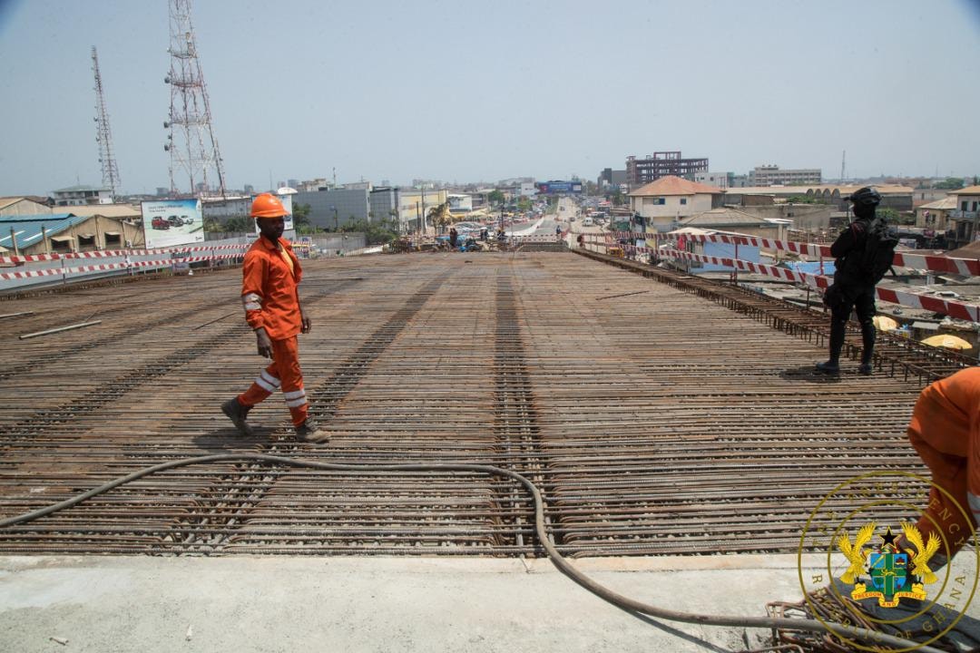 Obetsebi-Lamptey Interchange 92% Complete, Jamestown Fishing Harbour 15% Complete