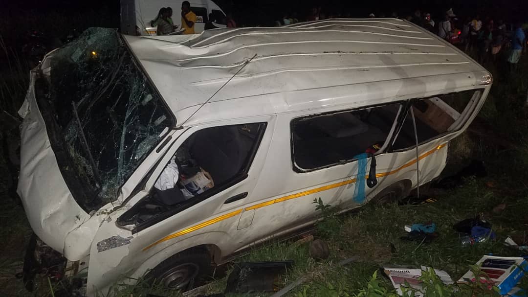 Scores of Passengers Injured In Near-Fatal Accident at Suhum - Amanase