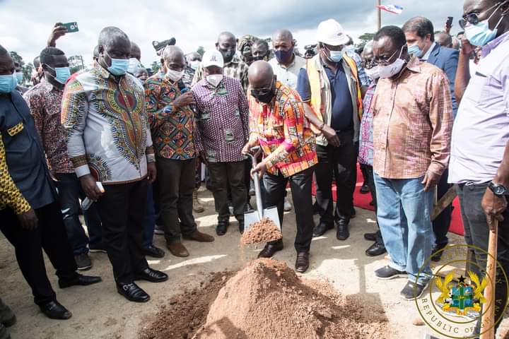 Anyinam to get 40-bed Trauma Hospital As President Cuts Sod