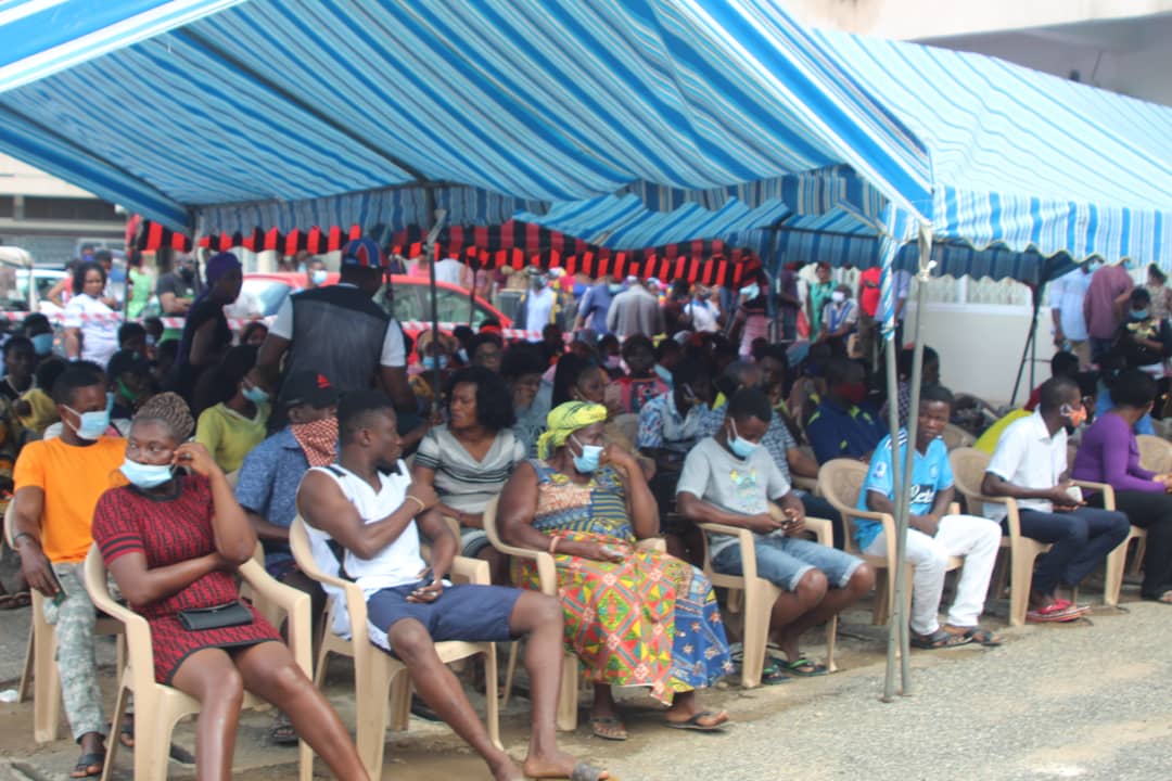 Dec polls: Hundreds Of Applicants Return To EC Office In Koforidua To Register On Friday