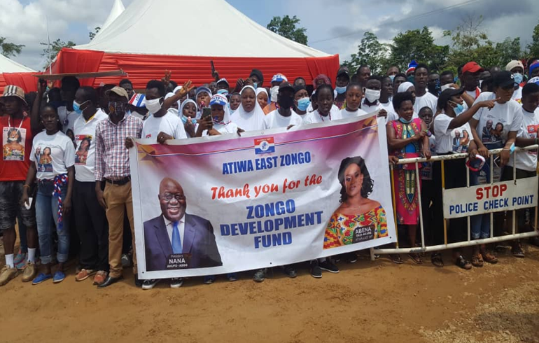 President Cut Sod For Atiwa East And West District Hospitals