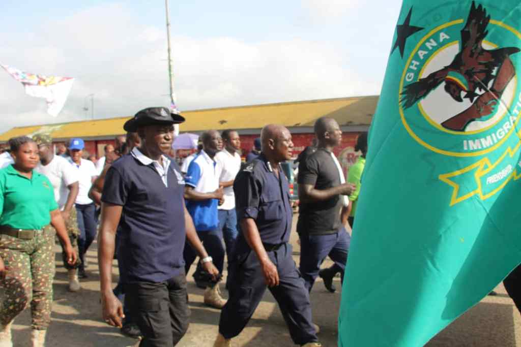 Security Services Take Over Streets in Koforidua Ahead of Dec. 7 Polls